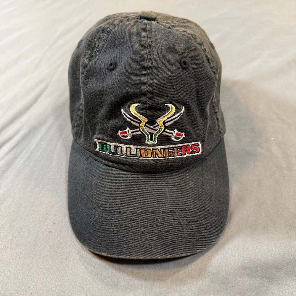 Port Authority Bullioneers Embroidered Black Cotton Baseball Hat